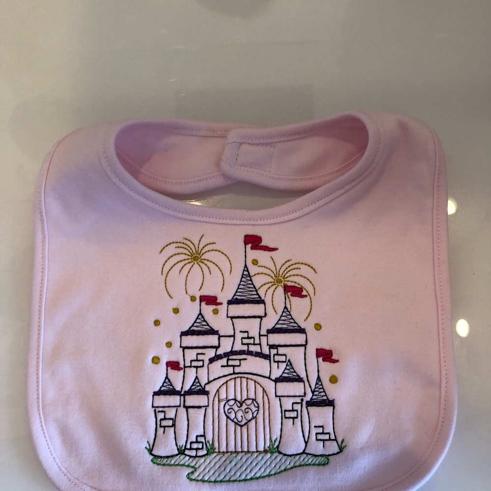 Princess Castle Bib - Picture 2 of 2